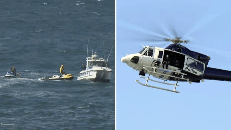 Massive air and sea rescue underway for missing Sydney man and son