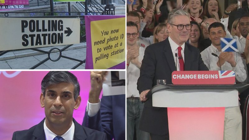 Sunak concedes defeat as Labour wins landslide UK election