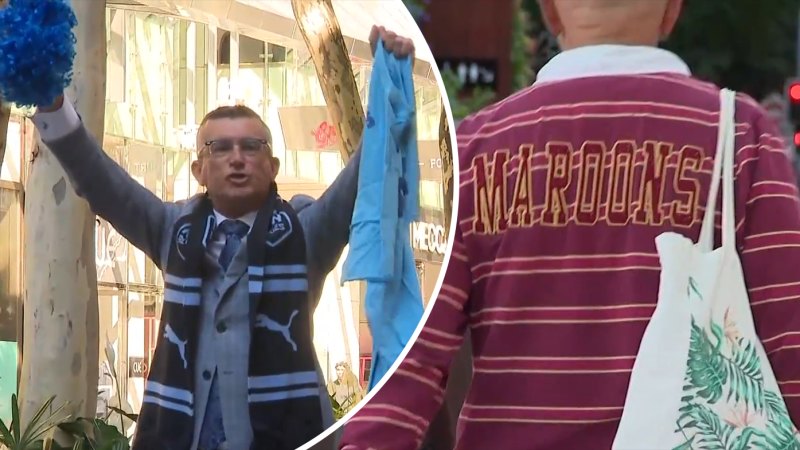 Maroons and Blues fans gear up for State of Origin game three