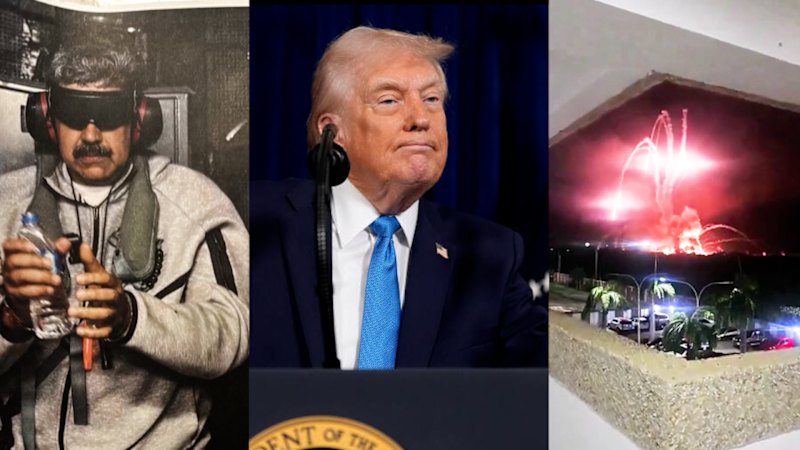 The US attacks Venezuela