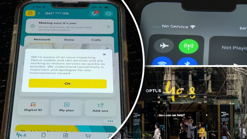 Major Optus outage across Australia