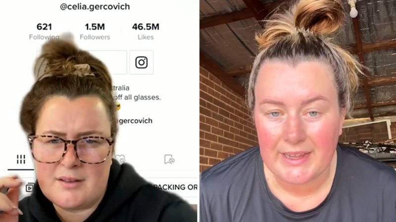 TikTok star Celia Gercovich reacts to hitting 1.5 million followers