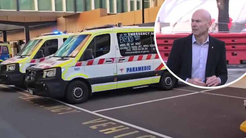 New Ambulance Victoria boss on leave after first week