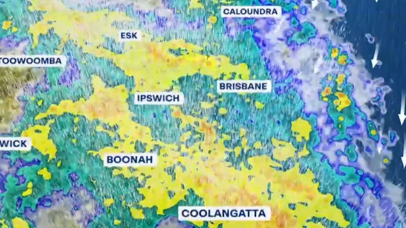 Relentless rain lashing parts of the east coast