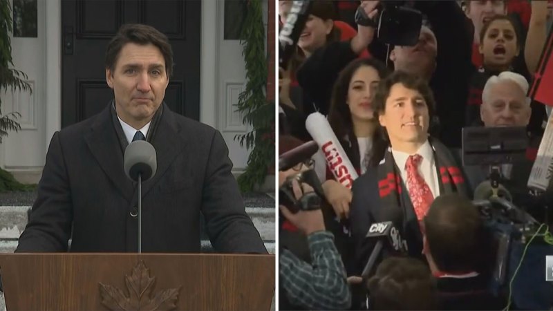 Justin Trudeau steps down