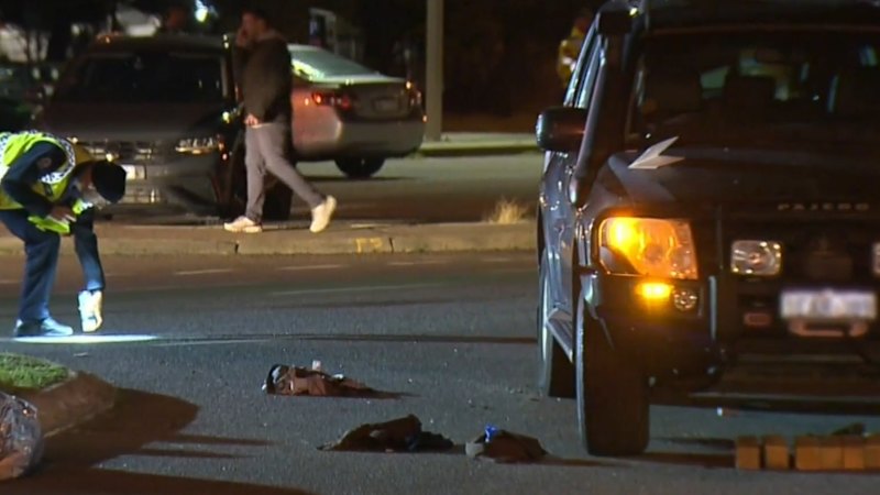 Woman trapped under car after being hit while leaving restaurant