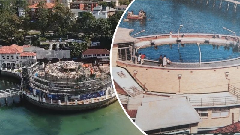 Bulldozing begins at abandoned Manly aquarium