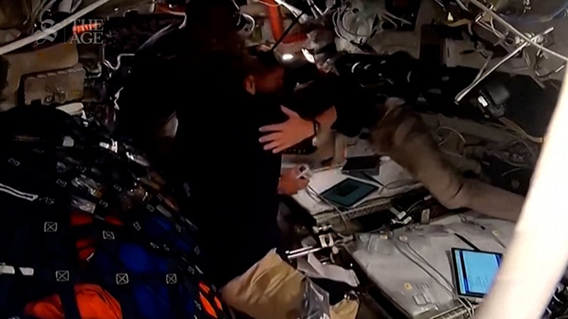 The moment the Artemis II crew honoured their fellow astronaut's late wife