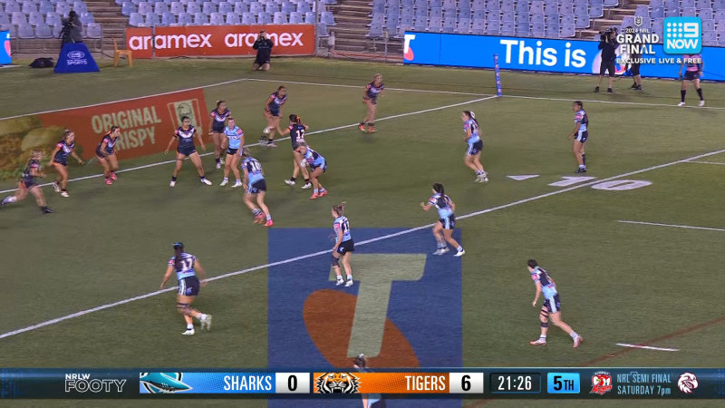 NRLW Highlights: Sharks v Tigers – Round 9