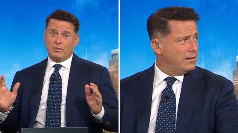 Karl Stefanovic reacts to the Yellowstone premiere