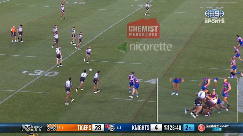 Frizzel leaves with rib injury