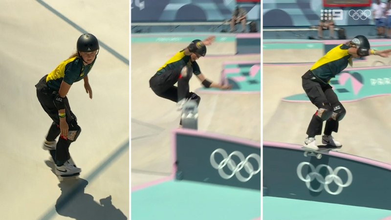 Aussie makes solid start in bid for skateboarding semis