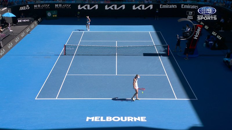 Australian Open Highlights: Elena Rybakina v Elise Mertens