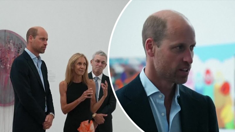 Prince William brings his ‘summer beard’ back to work