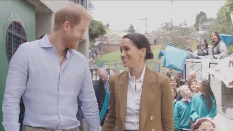 Prince Harry and Meghan Markle’s romantic moment caught on camera