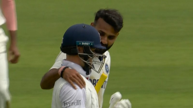 England batter taunted after dismissal