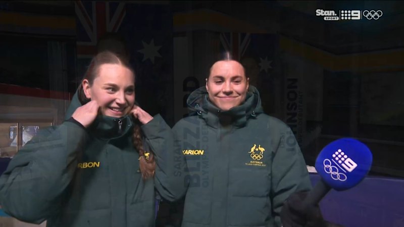 Blizzard, Johnson celebrate Olympic debut despite narrow miss