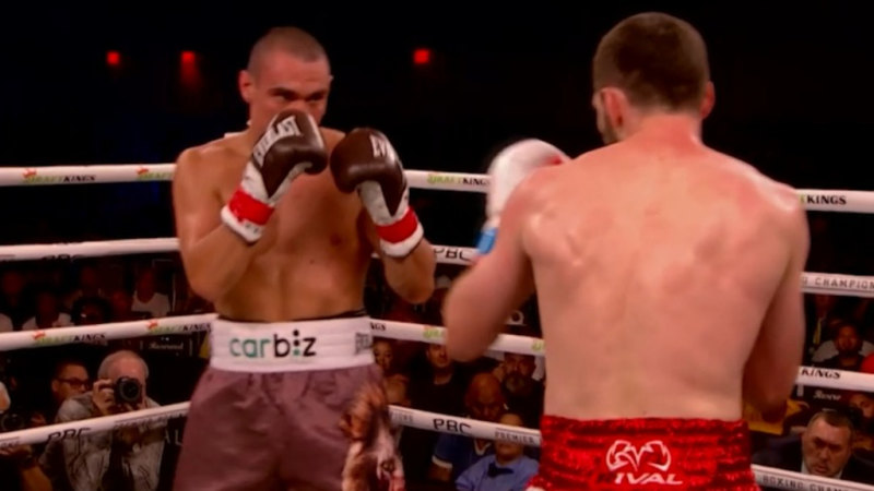 Tszyu knocked down