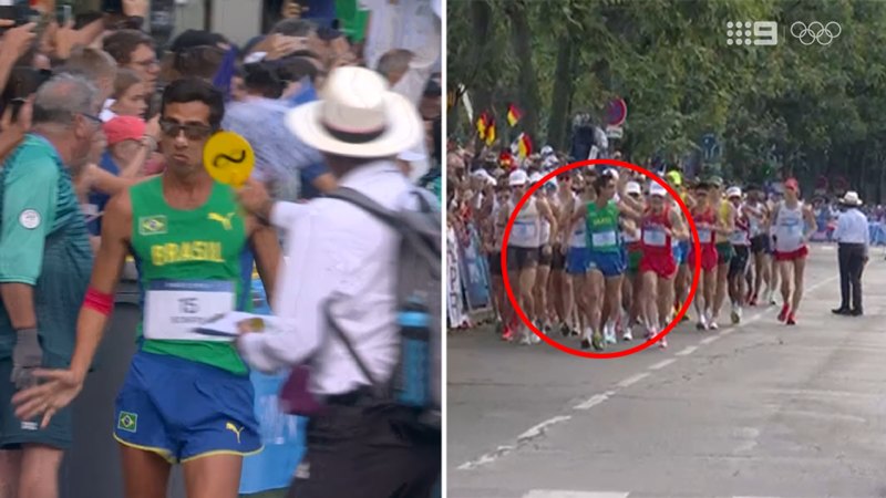 Commentators crack up over Brazilian walker’s fiery response to judges