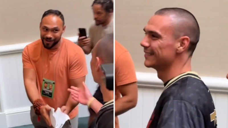 American rival confronts Tszyu before weigh-in