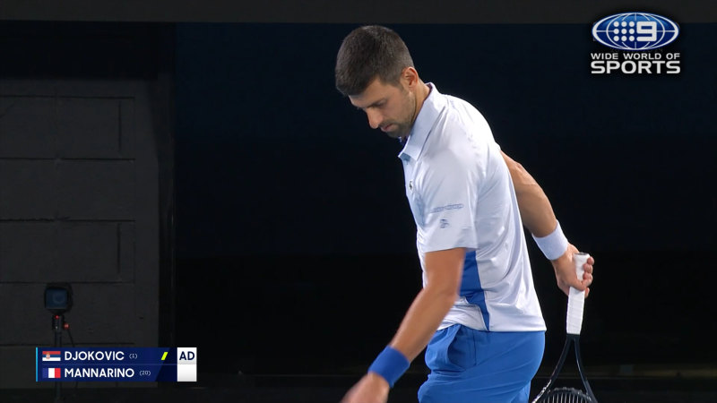 Australian Open Highlights: Novak Djokovic v Adrian Mannarino