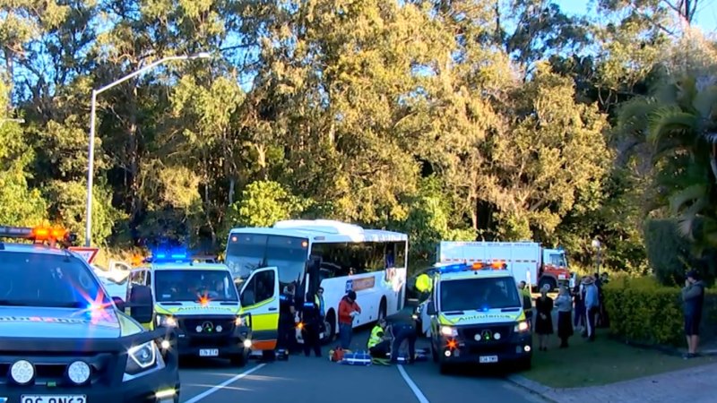 Boy killed after bus and cyclist collide on the Sunshine Coast