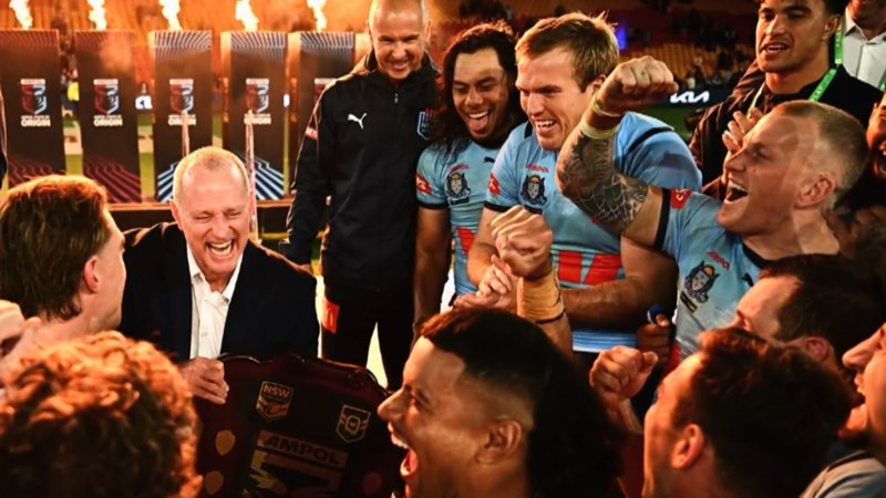 Battered Blues back home after Origin win