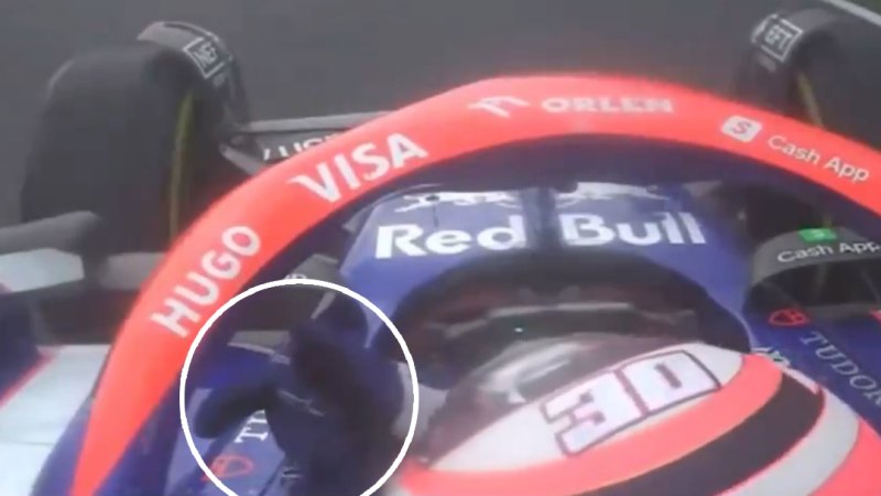 Rookie flips the bird as Red Bull fued ignites