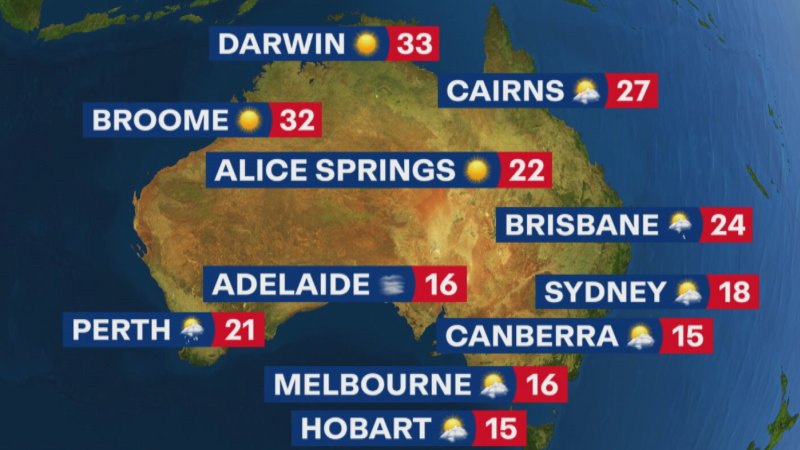 National weather forecast for Tuesday August 6