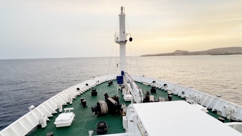 Views from inside the cruise ship after suspected hantavirus outbreak