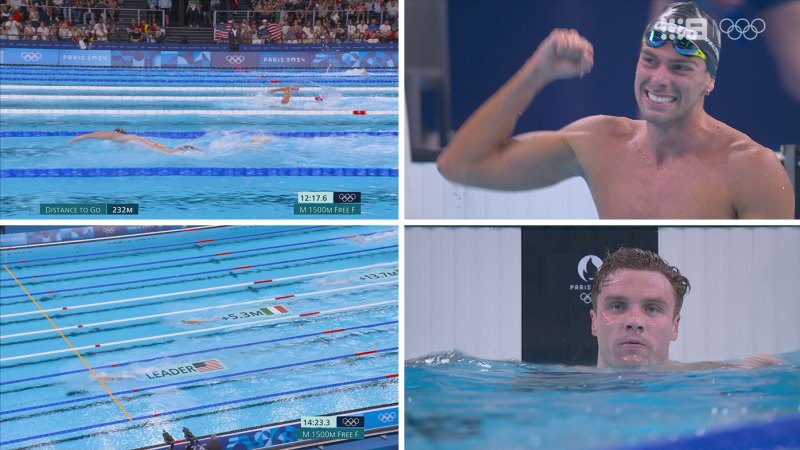 Finke shatters 1500m freestyle world record