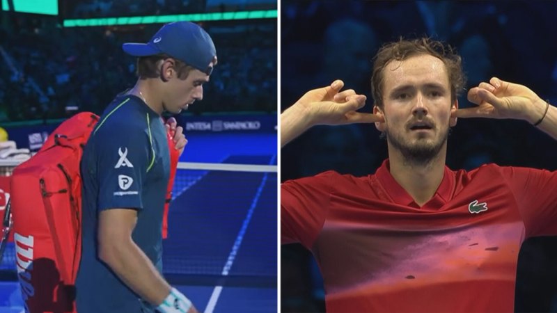 De Minaur goes down to Medvedev at ATP Finals