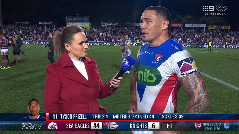 Frizell ‘disappointed’ by Knights’ showing