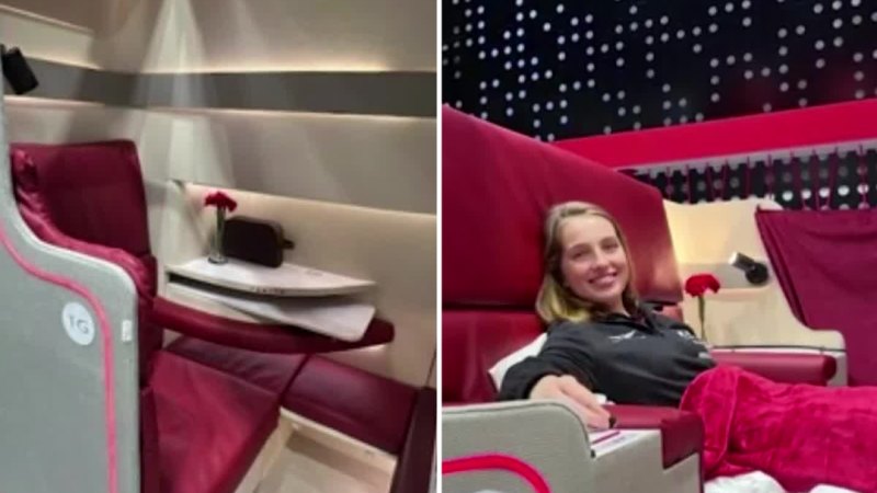 The double-level aeroplane seat is back, with a twist