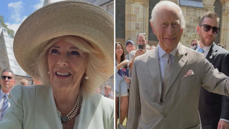 9honey’s Natalie Oliveri meets King Charles and Queen Camilla