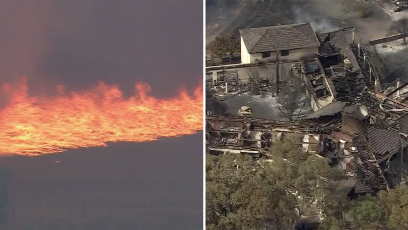 Home destroyed as Perth bushfire rages