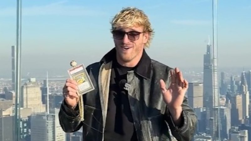 Logan Paul sells ultra-rare Pokémon card for $23.3 million