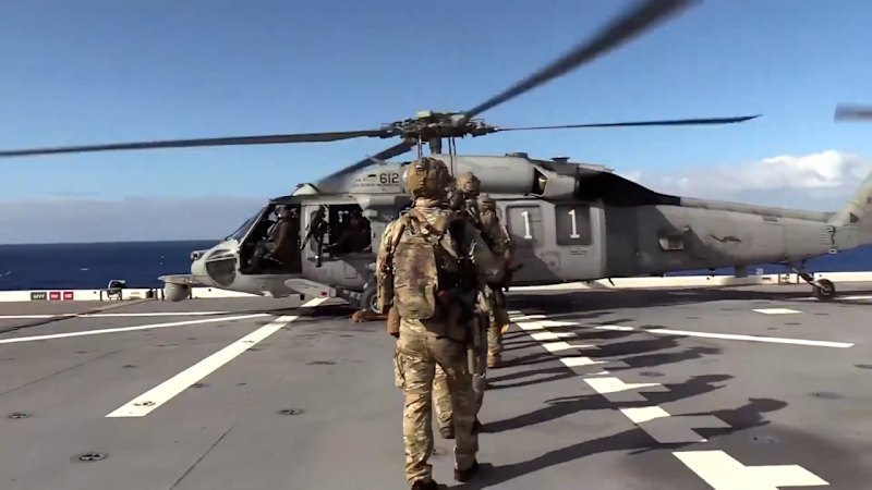 US forces board sanctioned oil tanker Aquila II