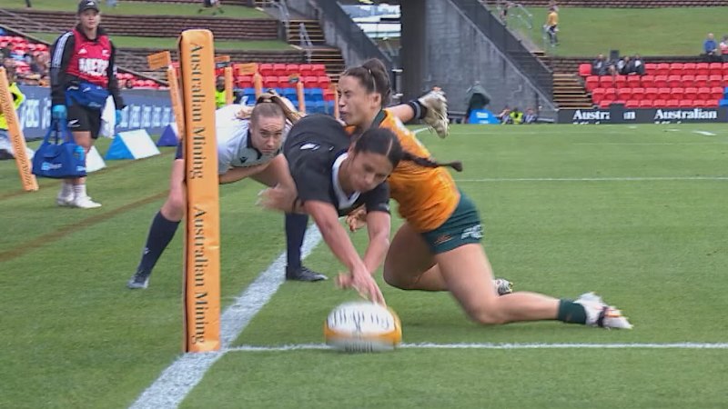 Kiwi debutant awarded dubious try