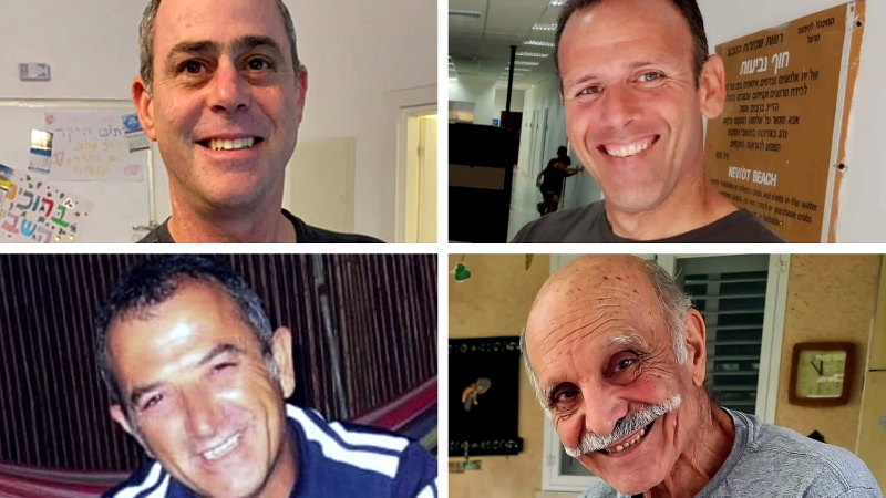 Thousands gather in Israel for return of hostages' bodies