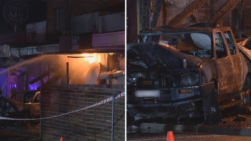 Three businesses destroyed after arson attack in Melbourne