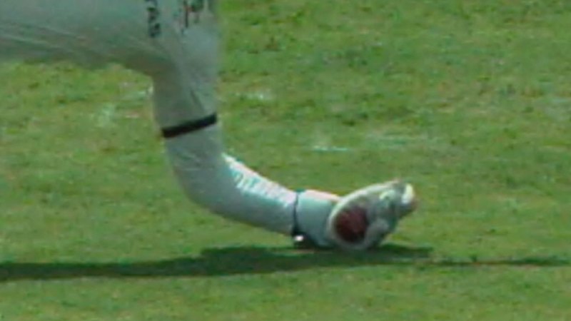 Carey takes contentious catch