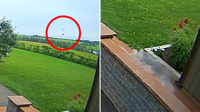 Meteor strike captured by Canadian doorbell’s camera