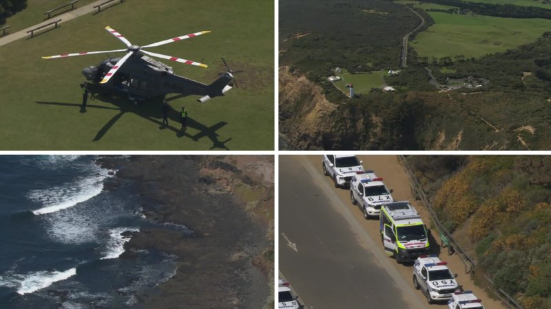 Woman dead after being swept off rocks near Melbourne