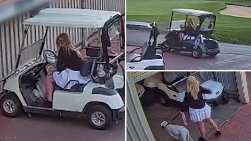 Woman slowly drives off with stolen buggy from Queensland golf course