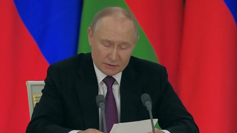 Putin declares ‘fighting must end in Ukraine’