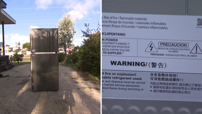 Victorian family’s warning after fridge turns toxic