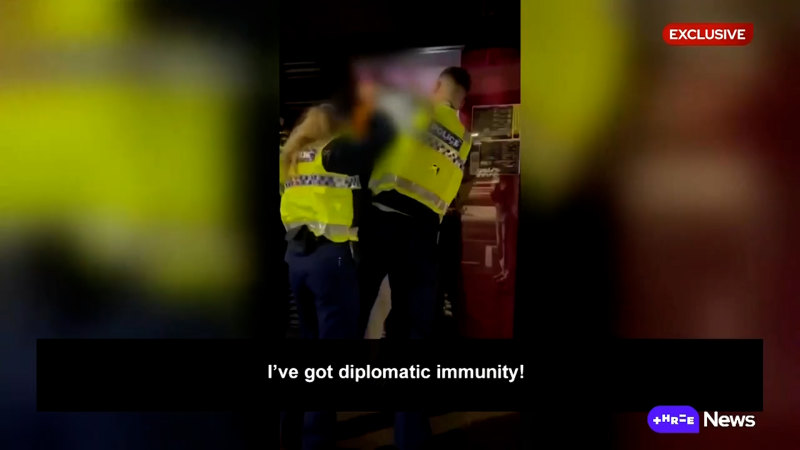 ‘I’ve got diplomatic immunity’