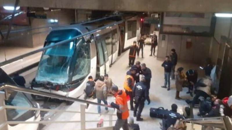 Dozens injured after two trams collide in France