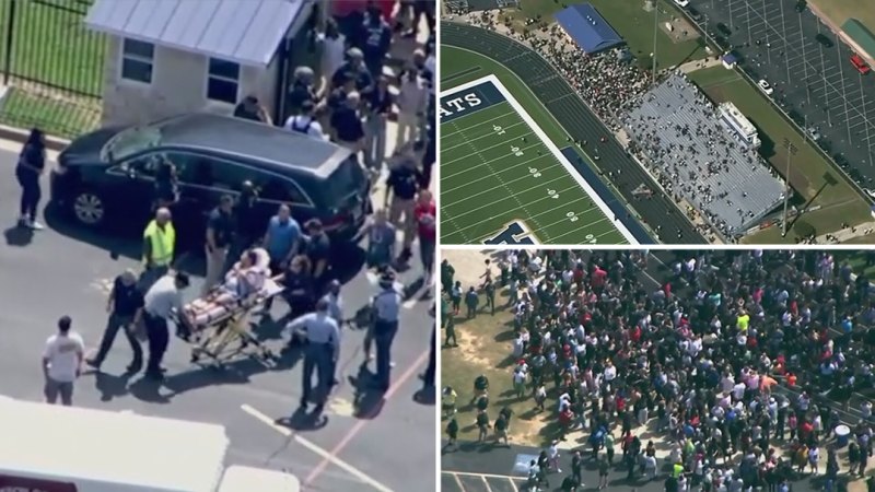 Four people killed and at least nine injured in shooting at a US high school